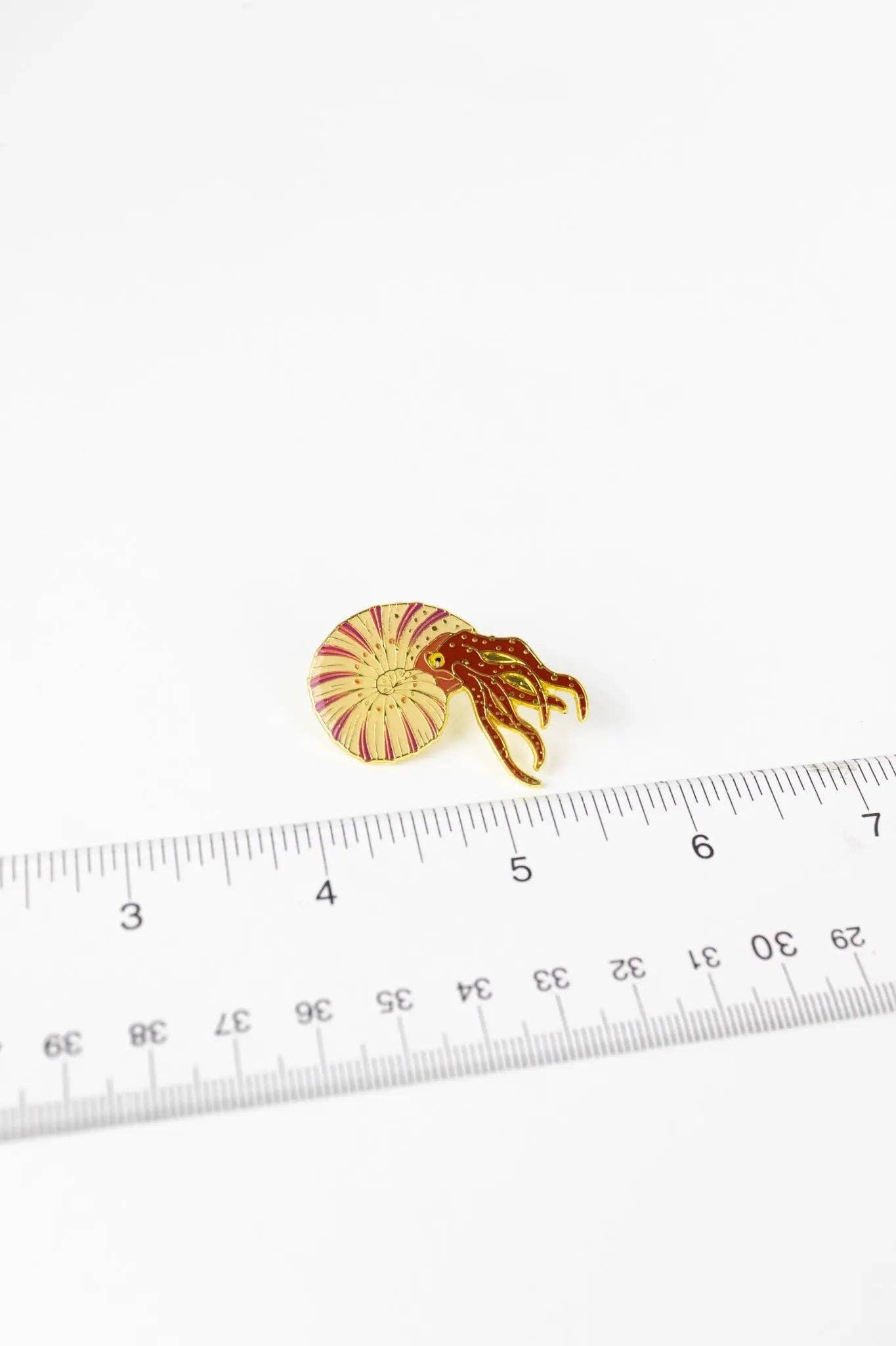 Pin - Ammonite Enamel Pin (Ammonoidea)