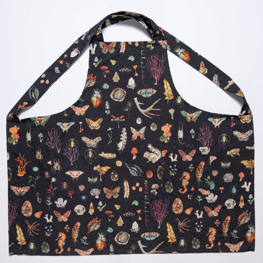 Apron- Smock Style - Specimens on Black