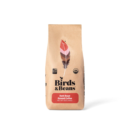 Bird-Friendly Coffee - Organic Scarlet Tanager - Dark Roast  - Whole Bean