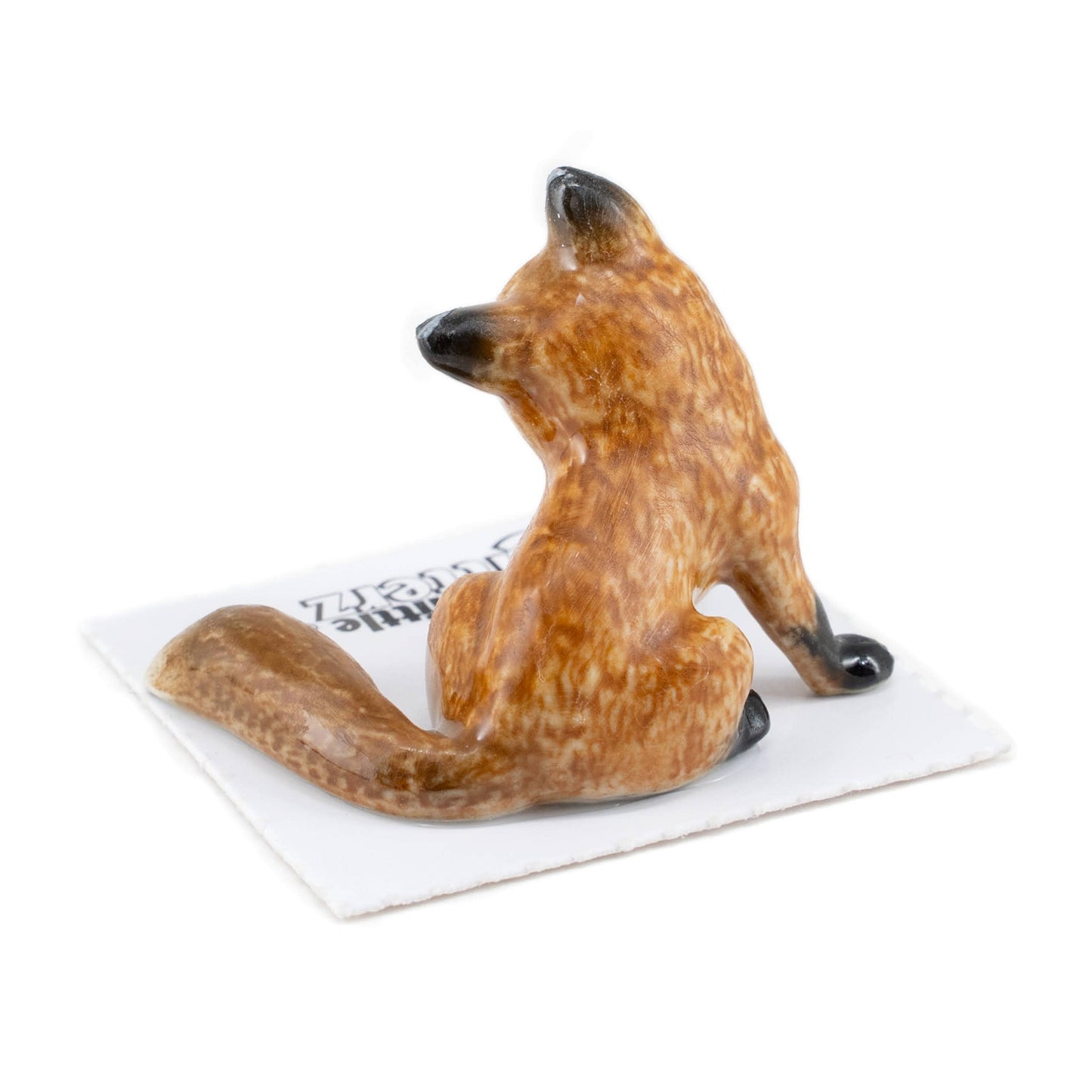 Little Critterz Porcelain Miniature - "Robin" Smiling Red Fox