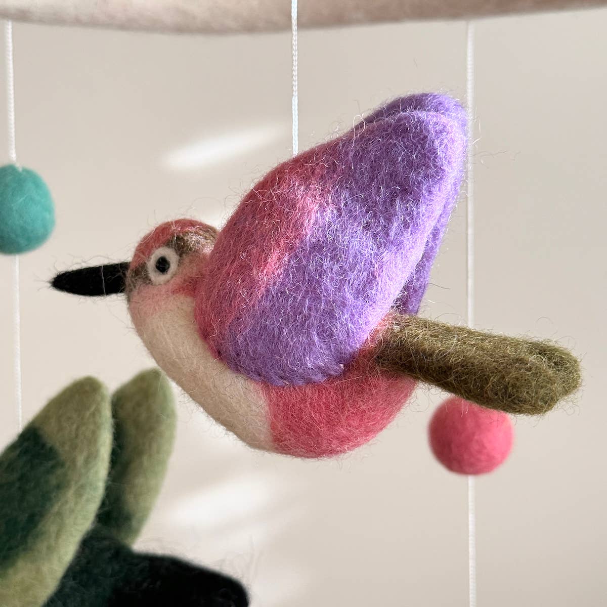 Felted Mobile - Hummingbirds