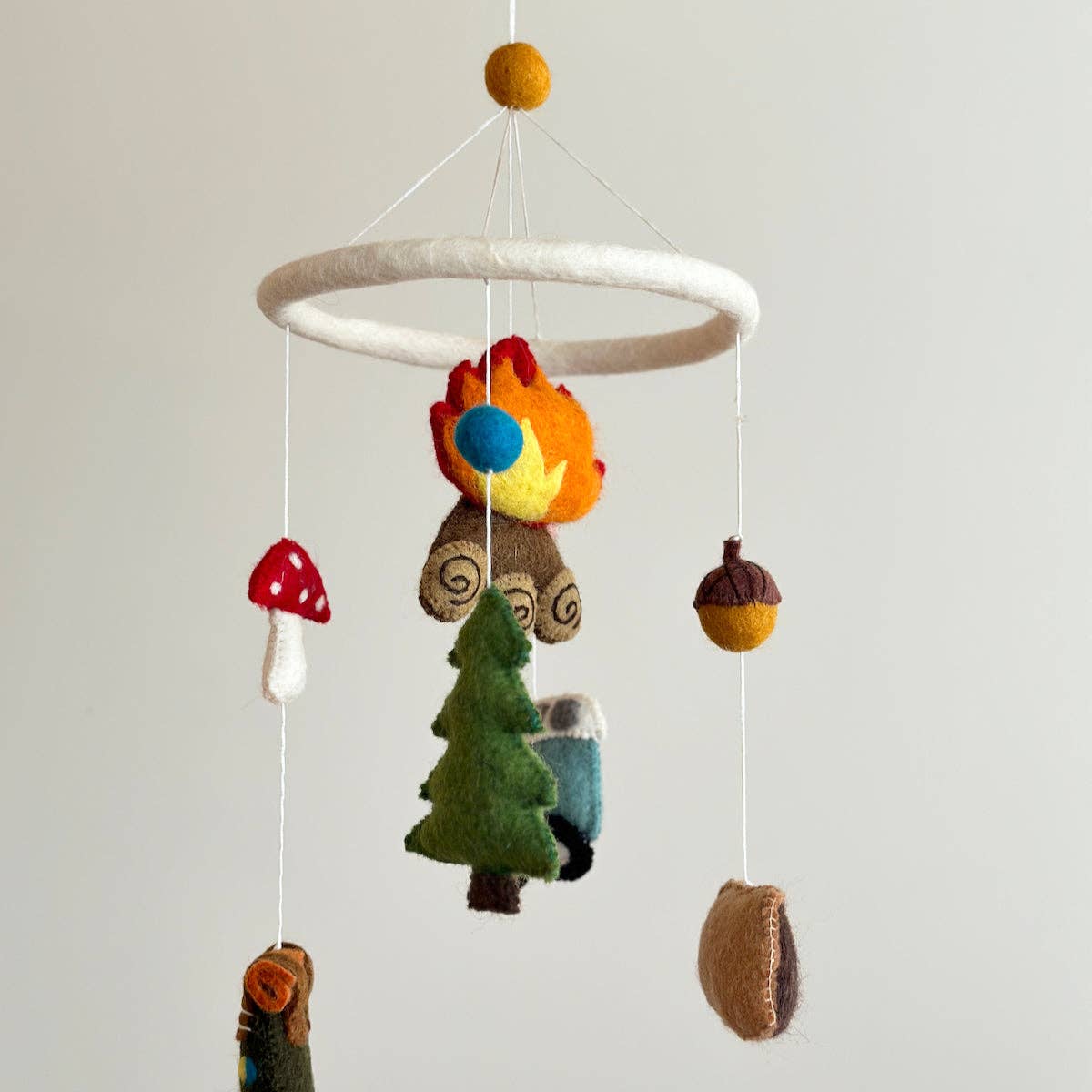 Felted Mobile - Camping