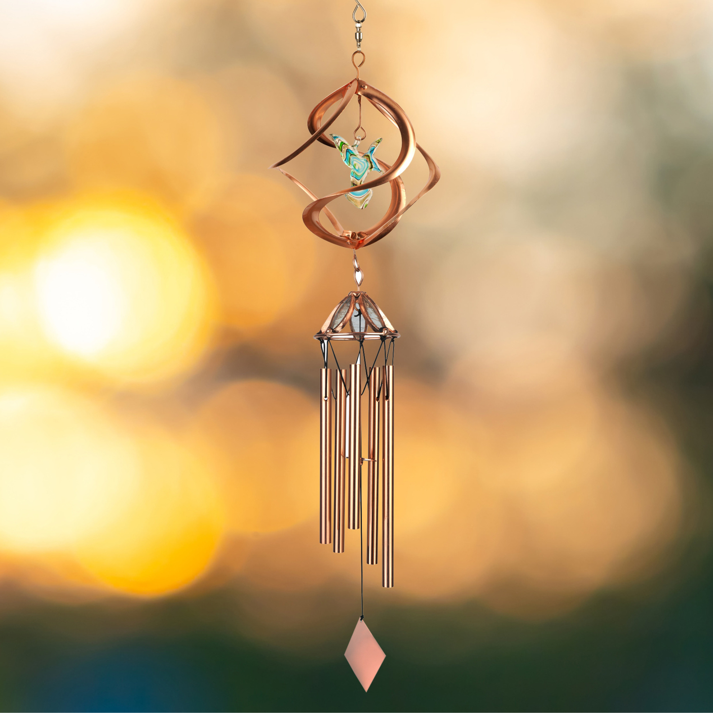 Wind Chime - Hummingbird Cosmix Chime Spinner – 25"