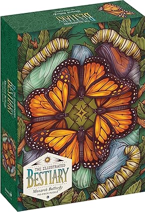 Puzzle - The Illustrated Bestiary: Monarch Butterfly (750 Pieces)