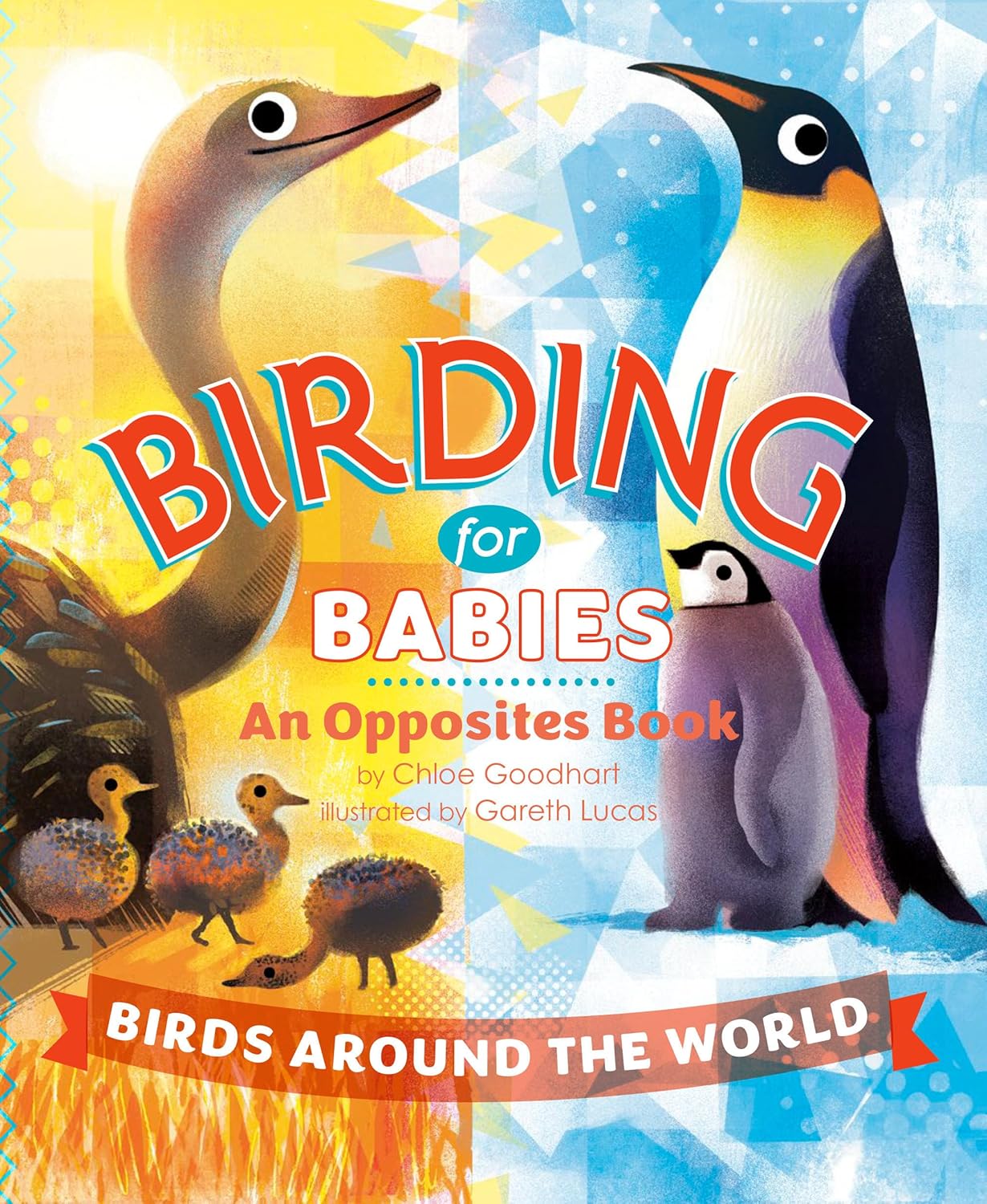 Book - Birding for Babies: Birds Around the World: An Opposites Book by Chloe Goodhart (Board Book)