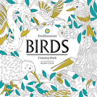 Book - Birds: A Smithsonian Coloring Book (Paperback)