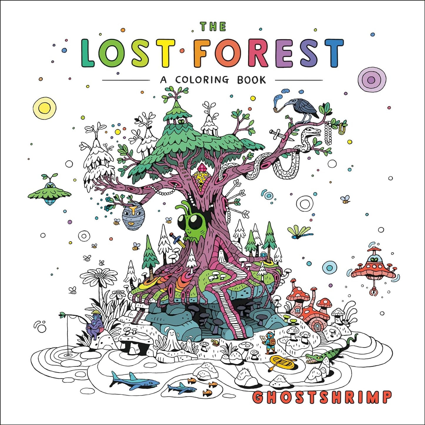 Book - Lost Forest: A Coloring Book by GHOSTSHRIMP (Paperback)