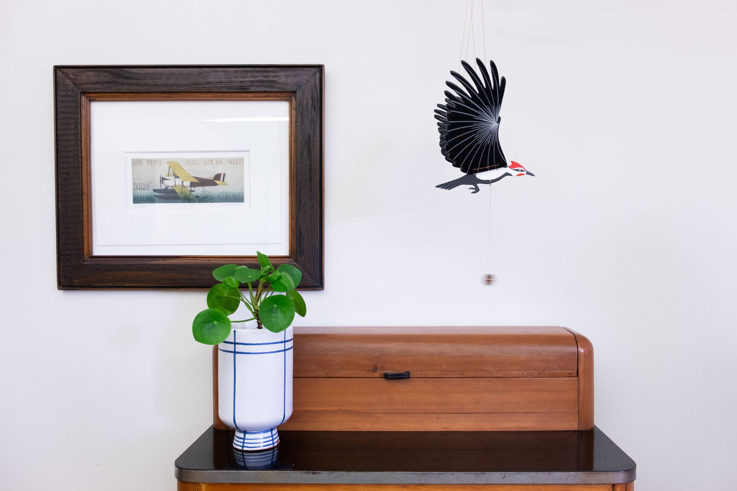 Flying Bird Mobile - Woodpecker