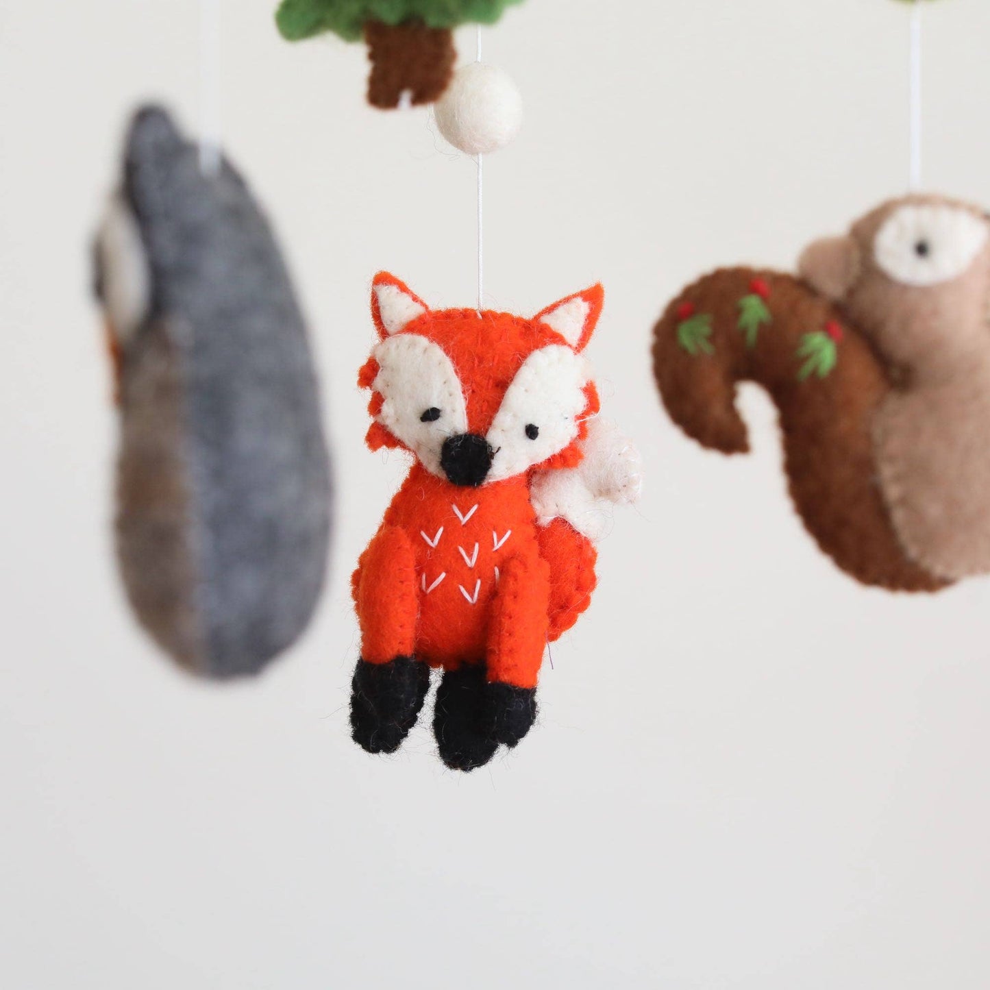 Felted Mobile - Woodland Animal (2nd version)