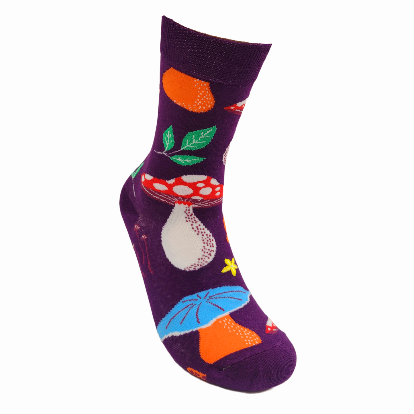 Socks - Adult Medium - Mushroom Pattern