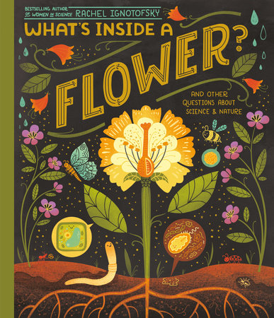 Book - What's Inside A Flower?: And Other Questions About Science & Nature by Rachel Ignotofsky (Hardback)