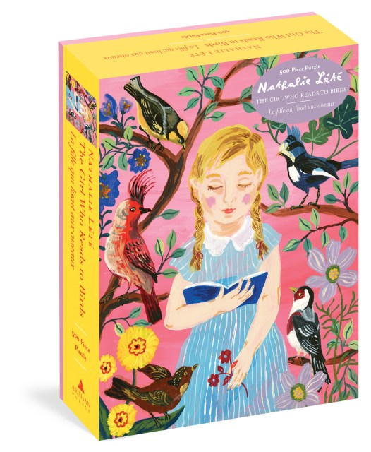 Puzzle - The Girl Who Reads to Birds by artist Nathalie Lete (500 pieces)