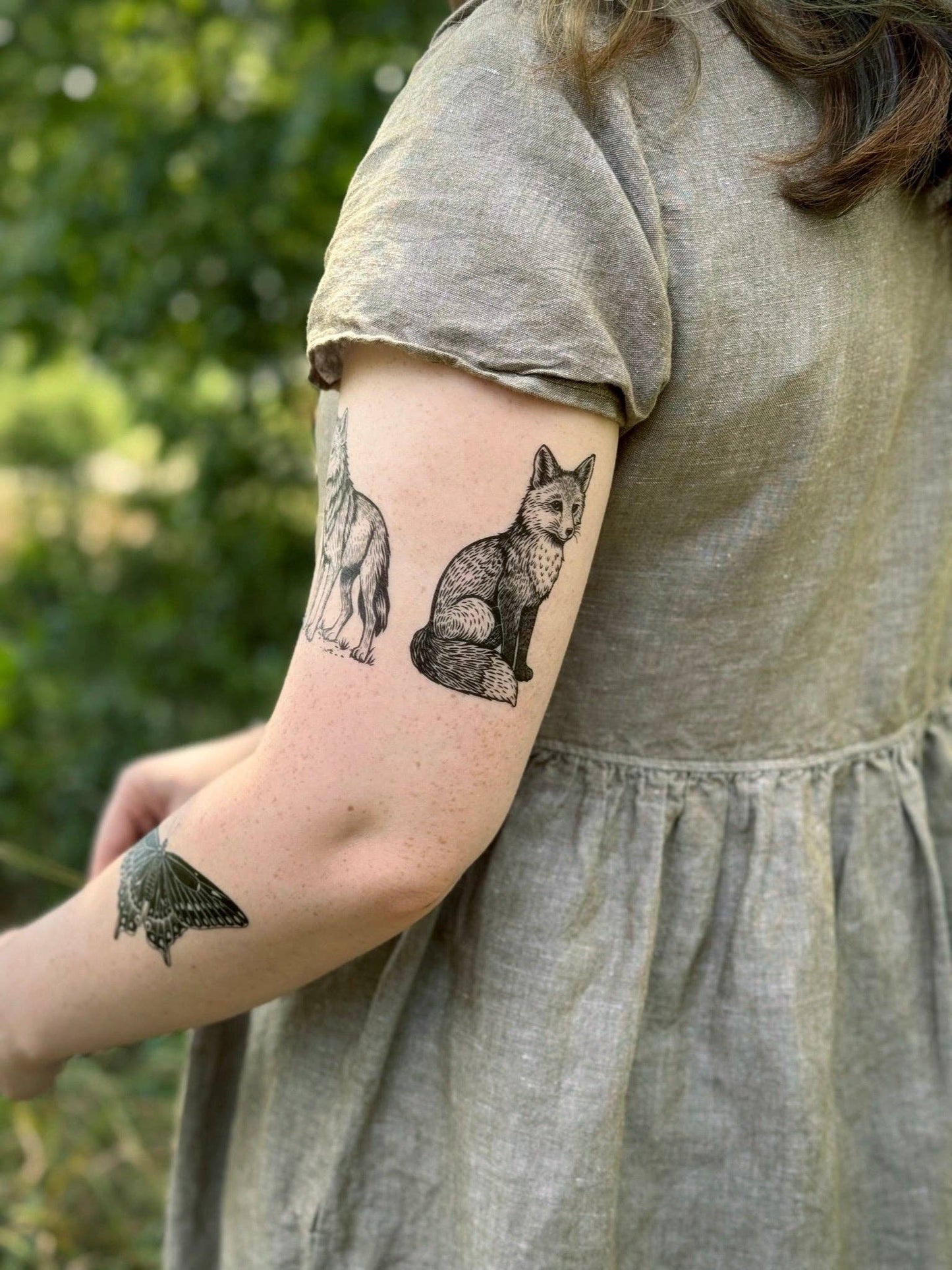 Temporary Tattoo - Fox (1 Pack)