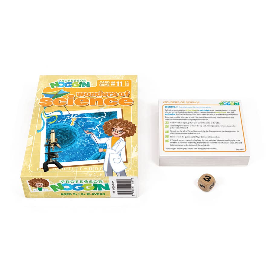Game - Prof. Noggin Wonders of Science Card Game