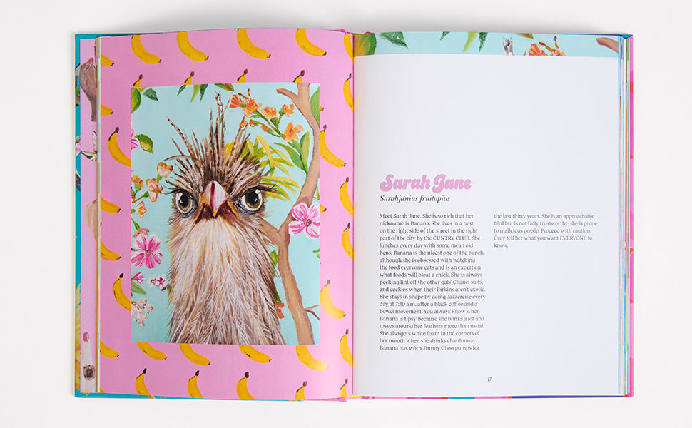 Book - Giving the Bird: Bird Stories by Ashley Longshore (Hardback)