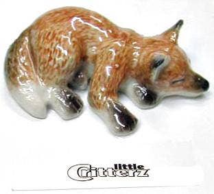 Little Critterz Porcelain Miniature - "Sly" Fox Pup