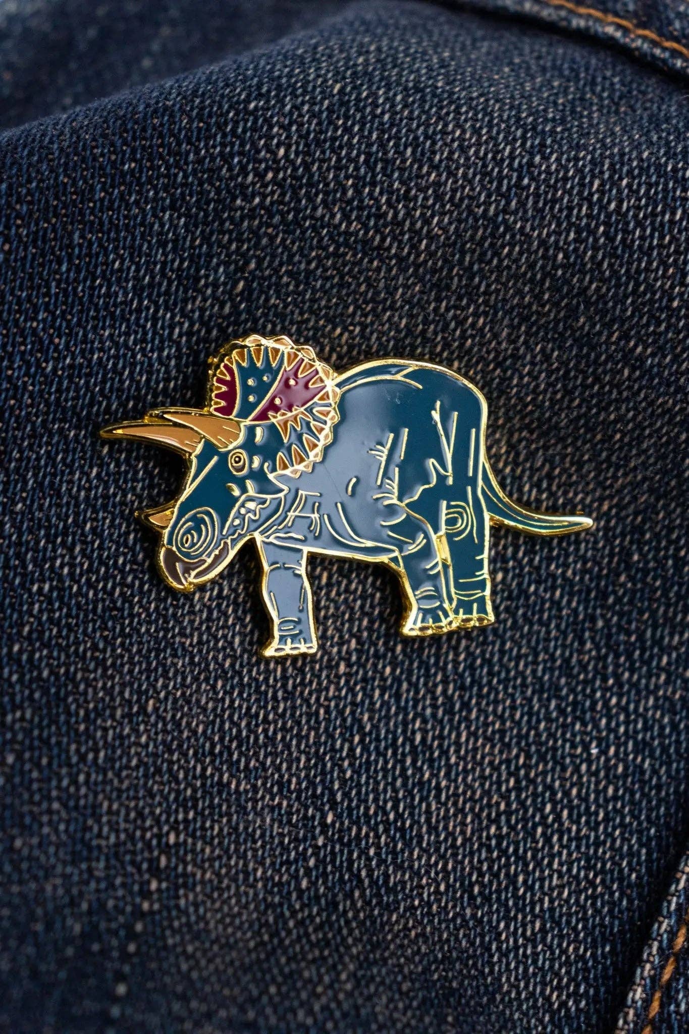 Pin - Triceratops Enamel Pin (Triceratops horridus)