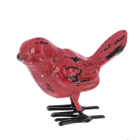 Decor - Rustic Iron Painted Mini Garden Birds (Choose color)