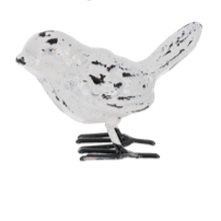 Decor - Rustic Iron Painted Mini Garden Birds (Choose color)