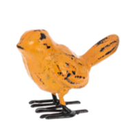 Decor - Rustic Iron Painted Mini Garden Birds (Choose color)