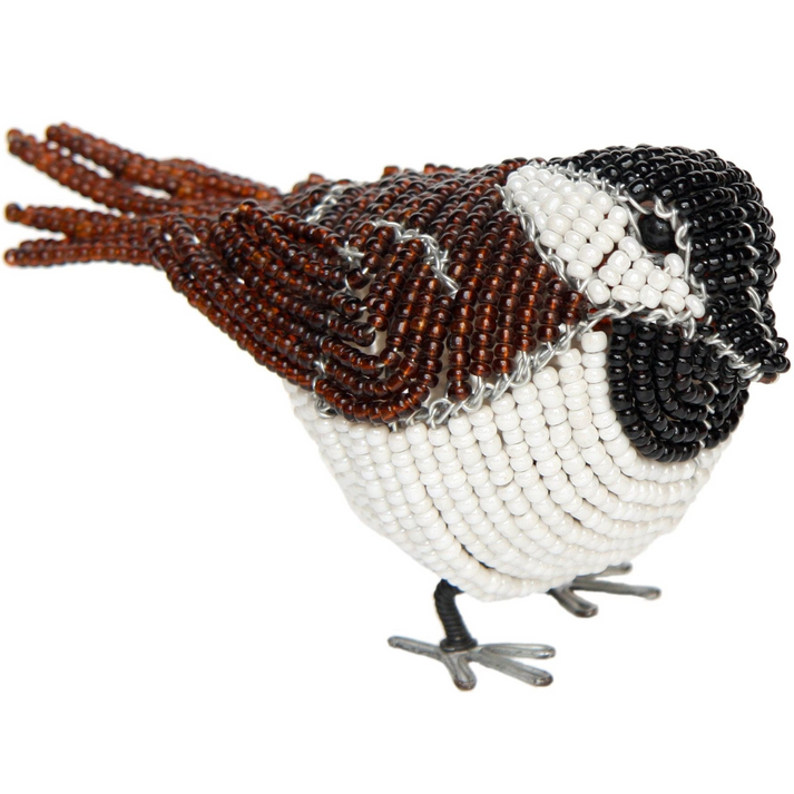 Beaded Art Bird - Chickadee