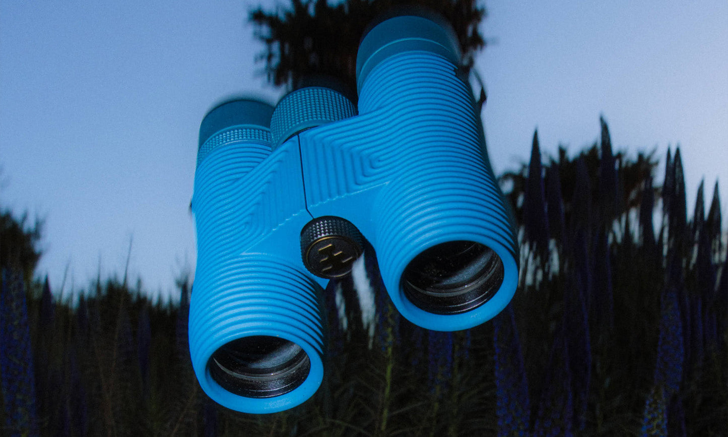 Field Issue 8x32 Waterproof Binoculars in Corsican Blue by Nocs Provisions