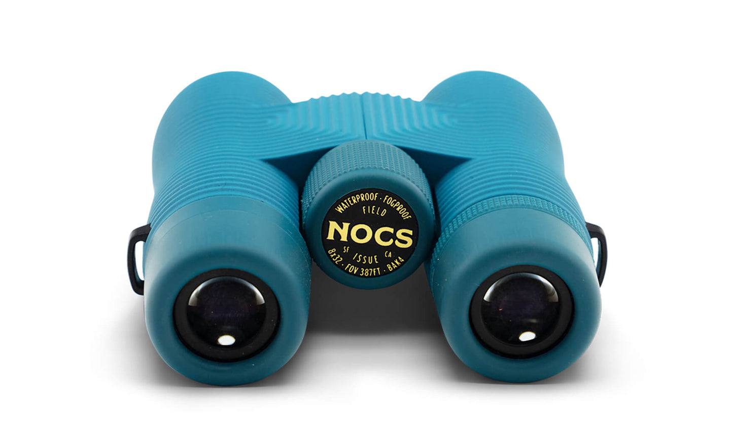 Field Issue 8x32 Waterproof Binoculars in Corsican Blue by Nocs Provisions