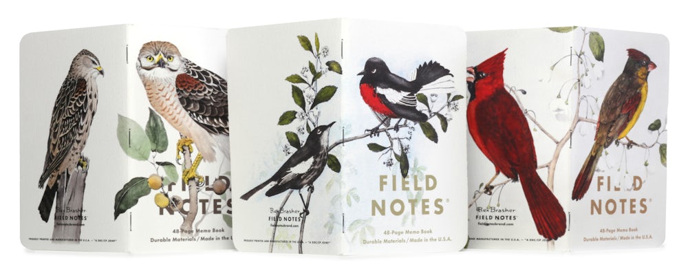 Field Notes® Brand - Birds and Trees of North America by Rex Brasher - Pack C (Set of 3 - Ruled)