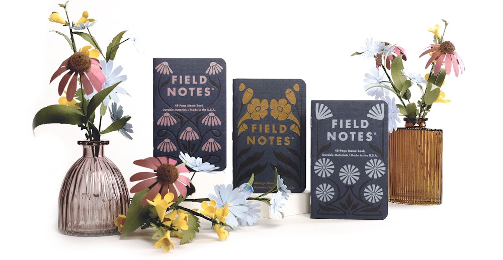 Field Notes® Brand - Fall Flowers (Set of 3 - Ruled)