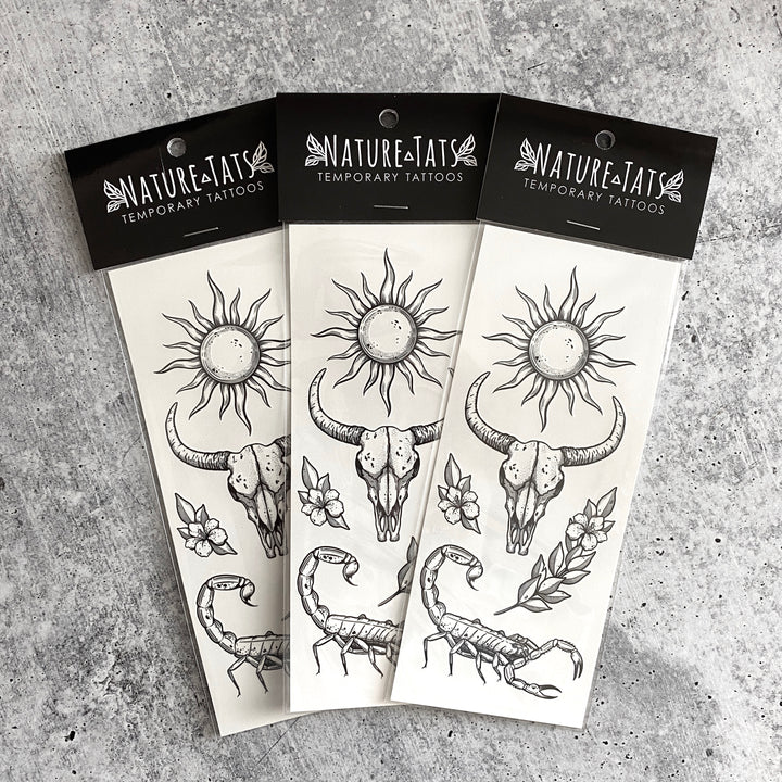 Temporary Tattoo - Sunlit South (1 pack)