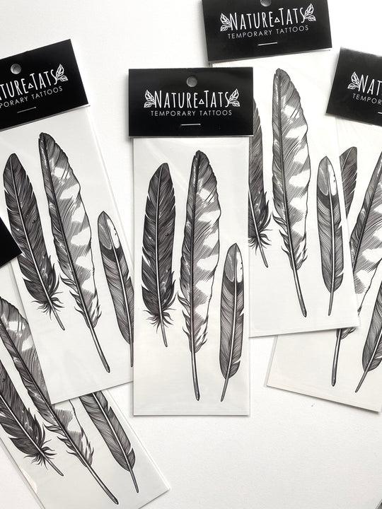 Temporary Tattoo - Feather Finds (1 pack)