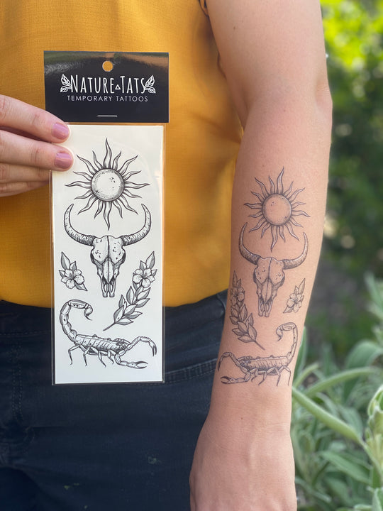 Temporary Tattoo - Sunlit South (1 pack)