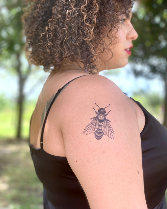 Temporary Tattoo - Big Bee (1 pack)