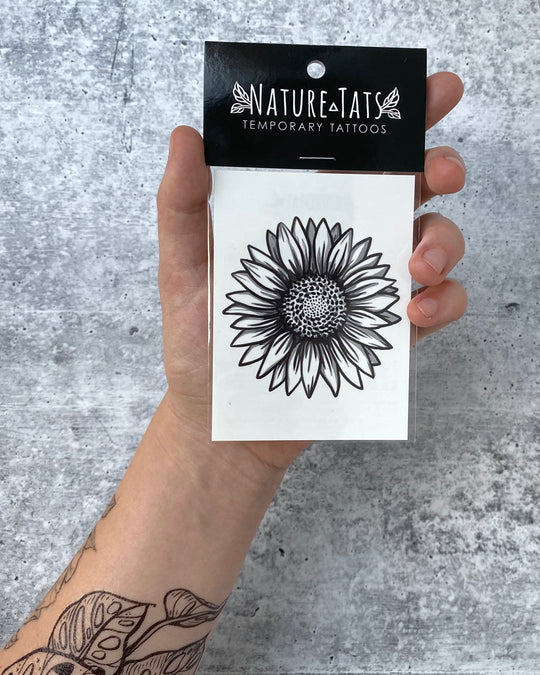 Temporary Tattoo - Sunflower (1 pack)