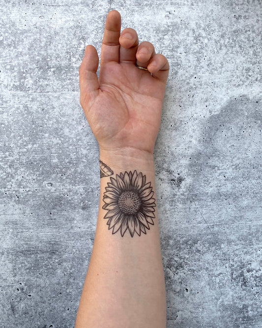 Temporary Tattoo - Sunflower (1 pack)
