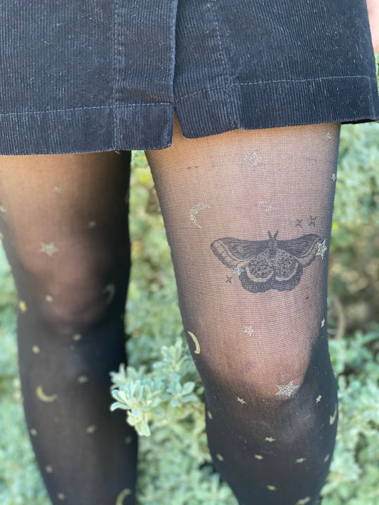 Temporary Tattoo - Night Moth (1 pack)