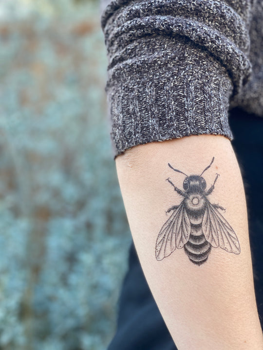 Temporary Tattoo - Big Bee (1 pack)