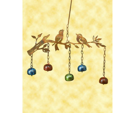 Wind Chime - Multicolor Birds & Bells Hanging Chime