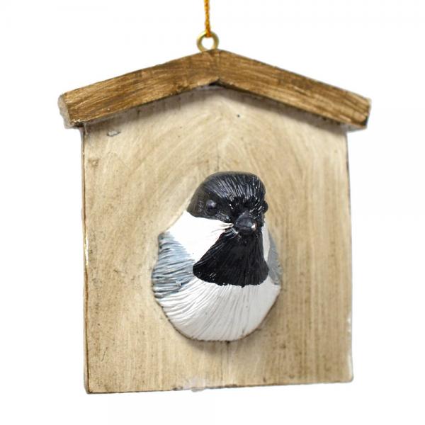 Holiday - Nest Box Ornament - Chickadee House