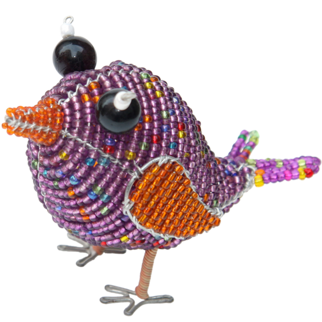 Beaded Art - Bird Snippet (Choose color)