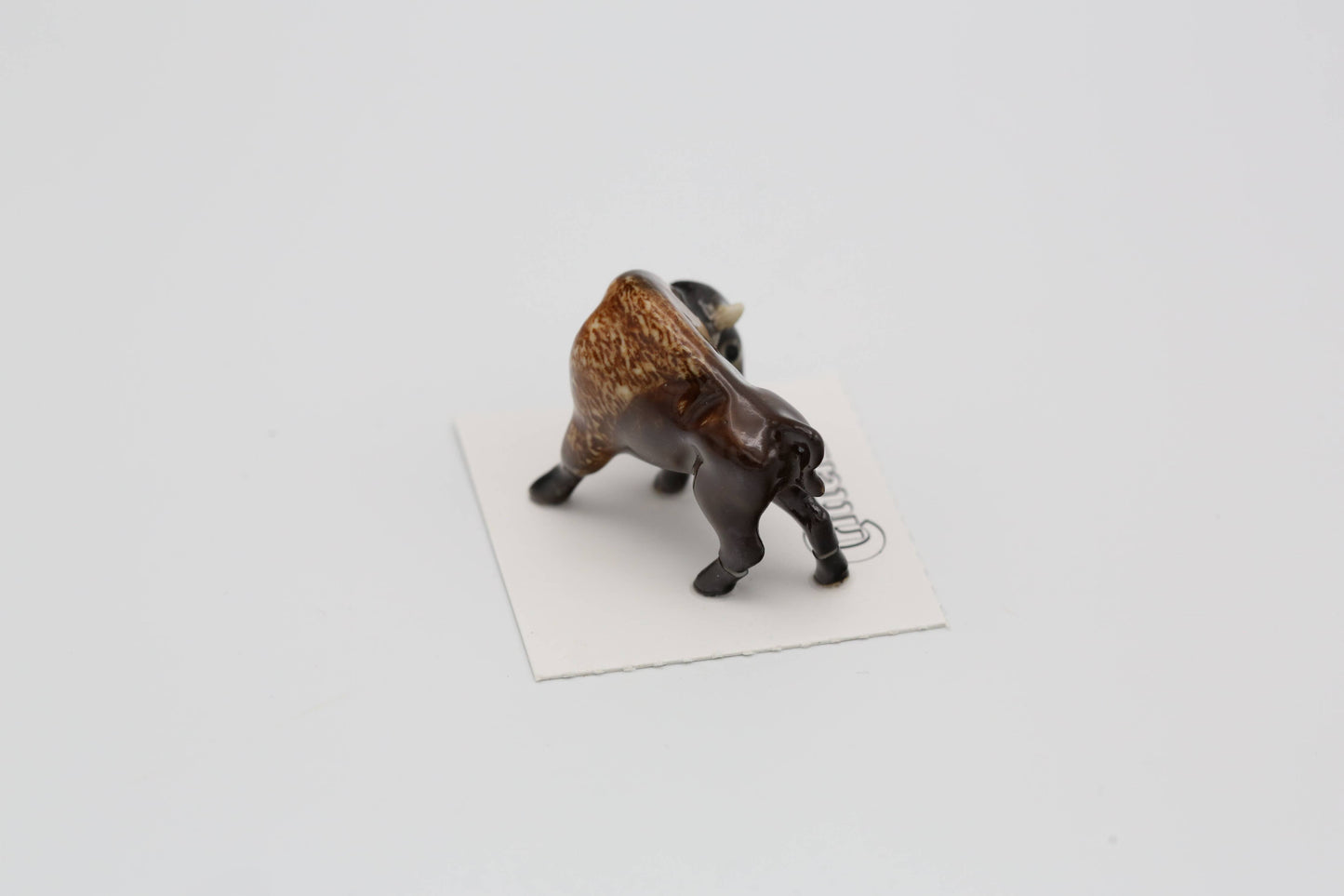 Little Critterz Porcelain Miniature - "Prairie" American Bison