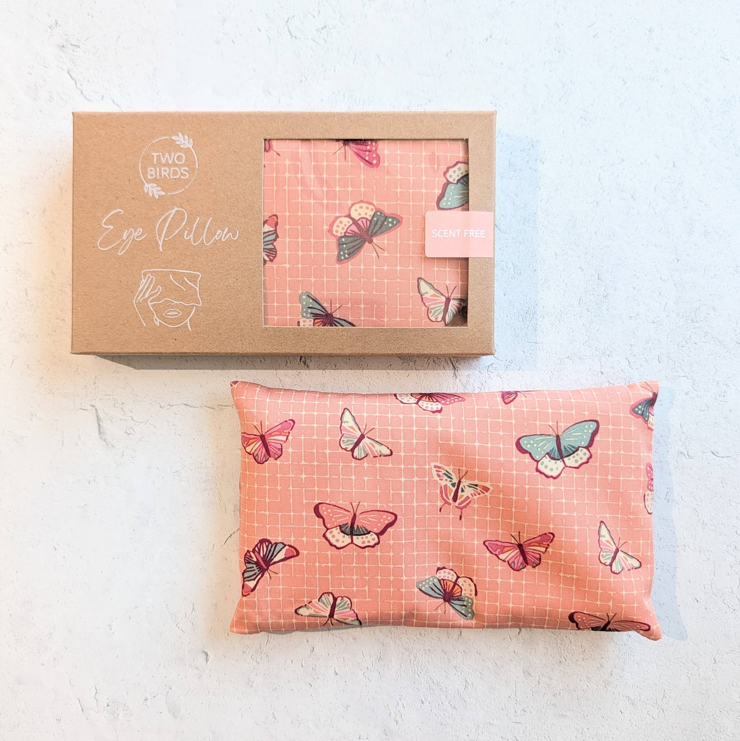 Weighted Eye Pillow - Fluttering Lattice - Scent Free