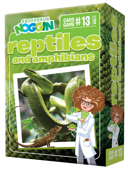 Game - Prof. Noggin Reptiles and Amphibians Card Game