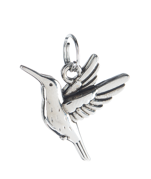 Crystal Expressions Ornament with Removable Charm - Hummingbird