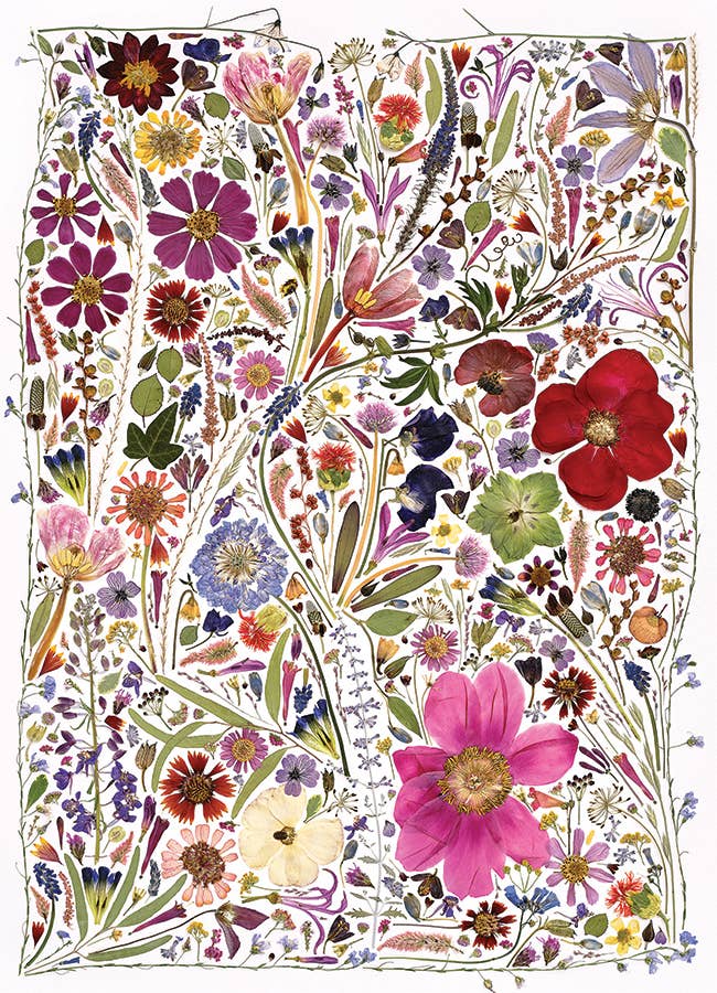 Puzzle - Flower Press: Spring (1000-Piece)
