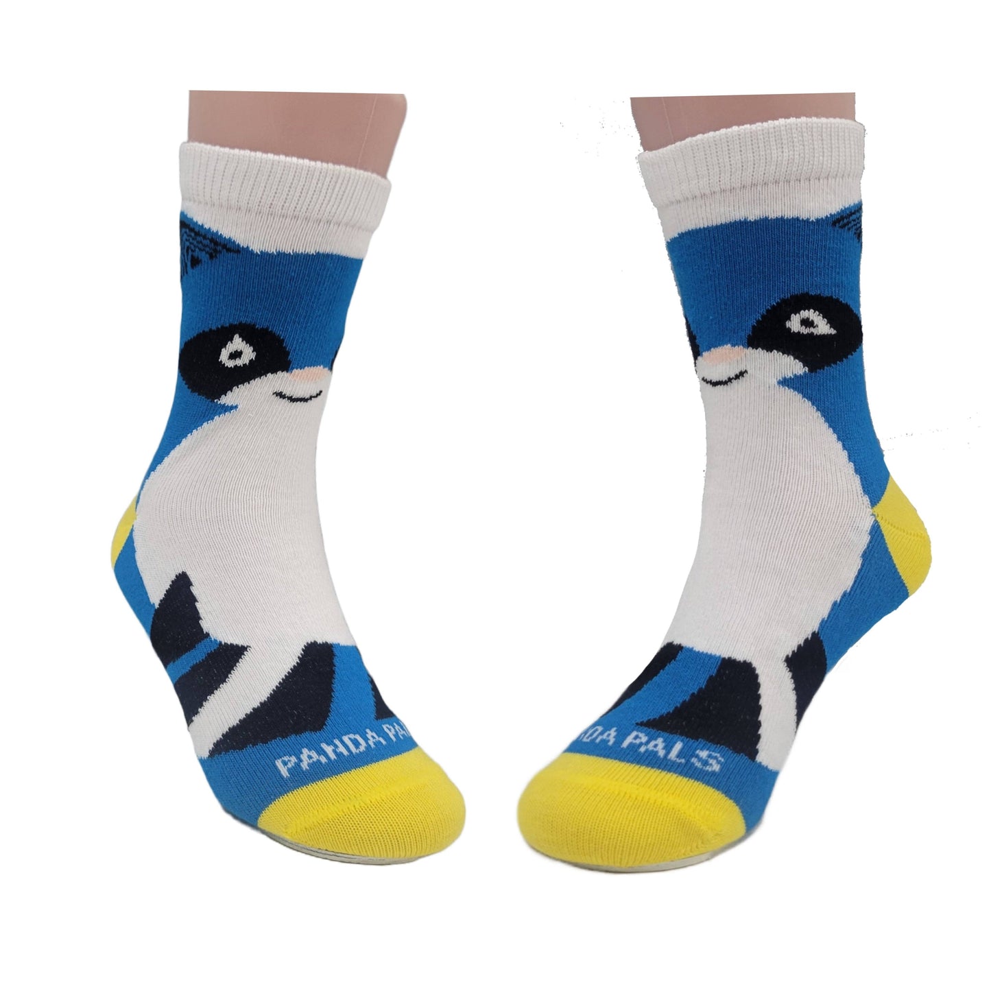 Socks - Kids - Blue Raccoon