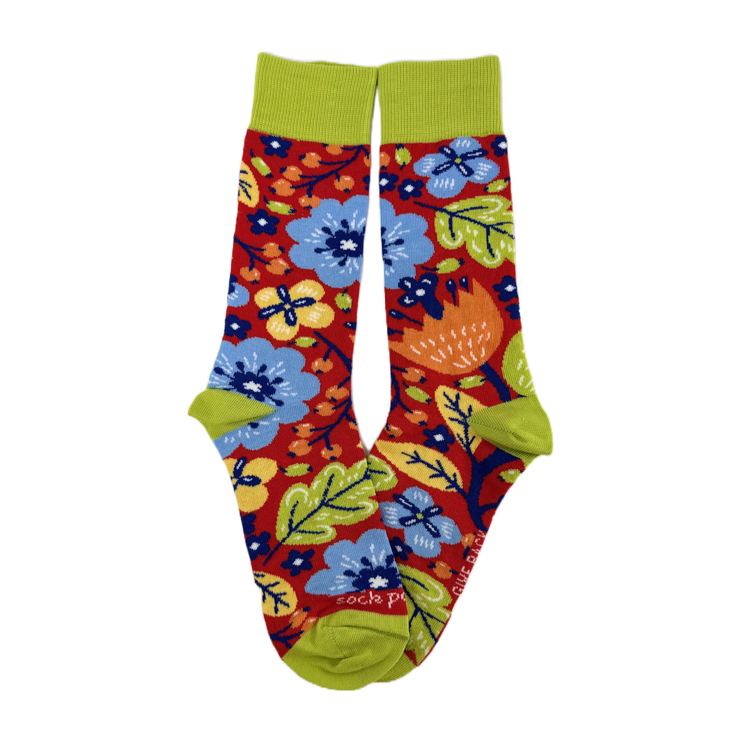 Socks - Adult Medium - Exotic Flowers