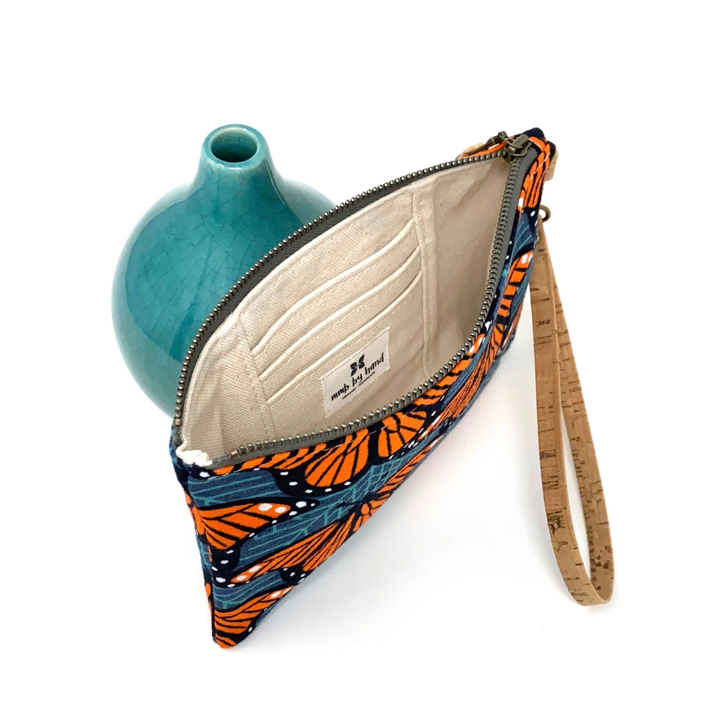 Wristlet - Organic - Charley Harper Monarch Butterfly