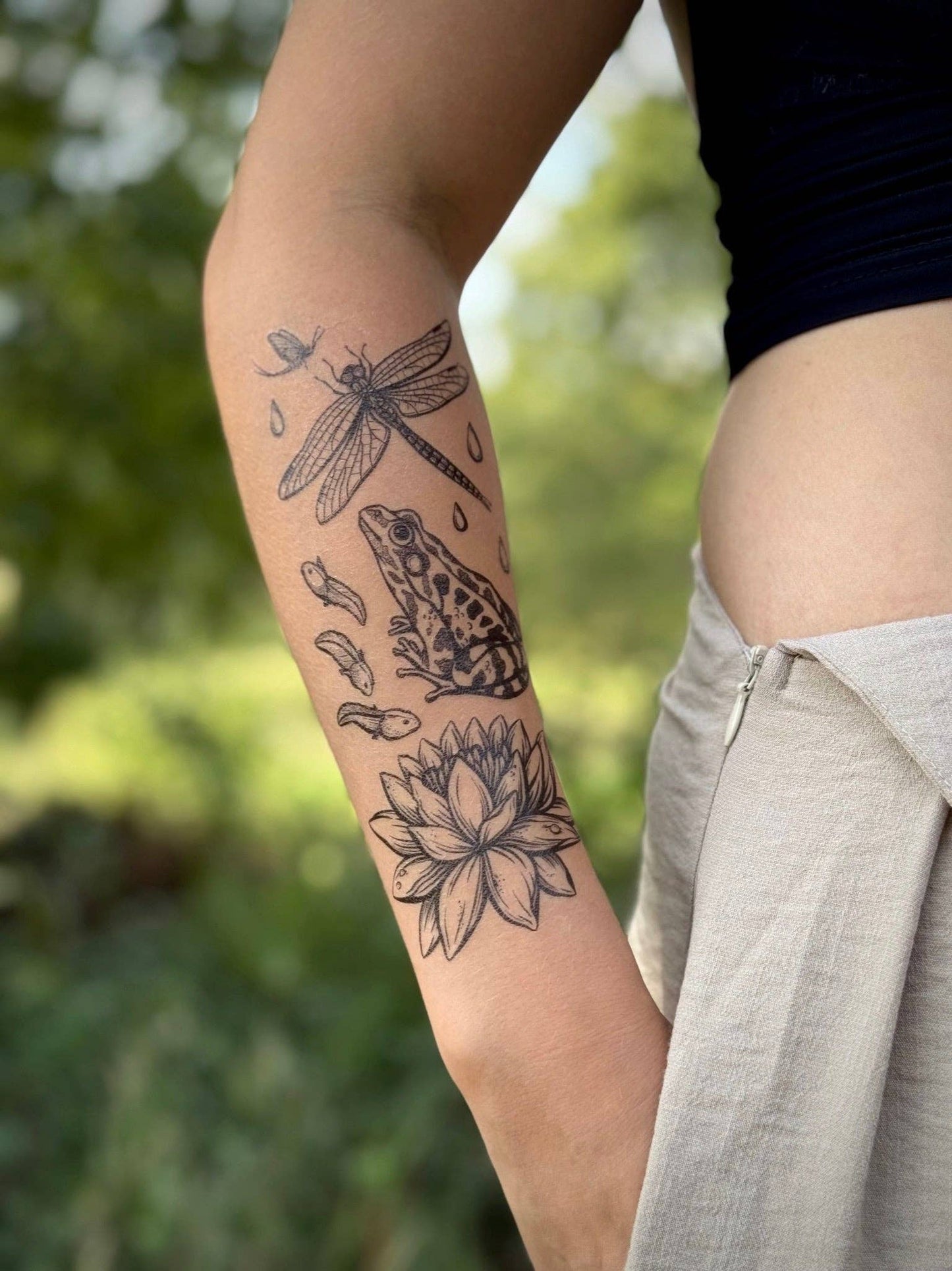 Temporary Tattoo - Pond Cycle (1 Pack)