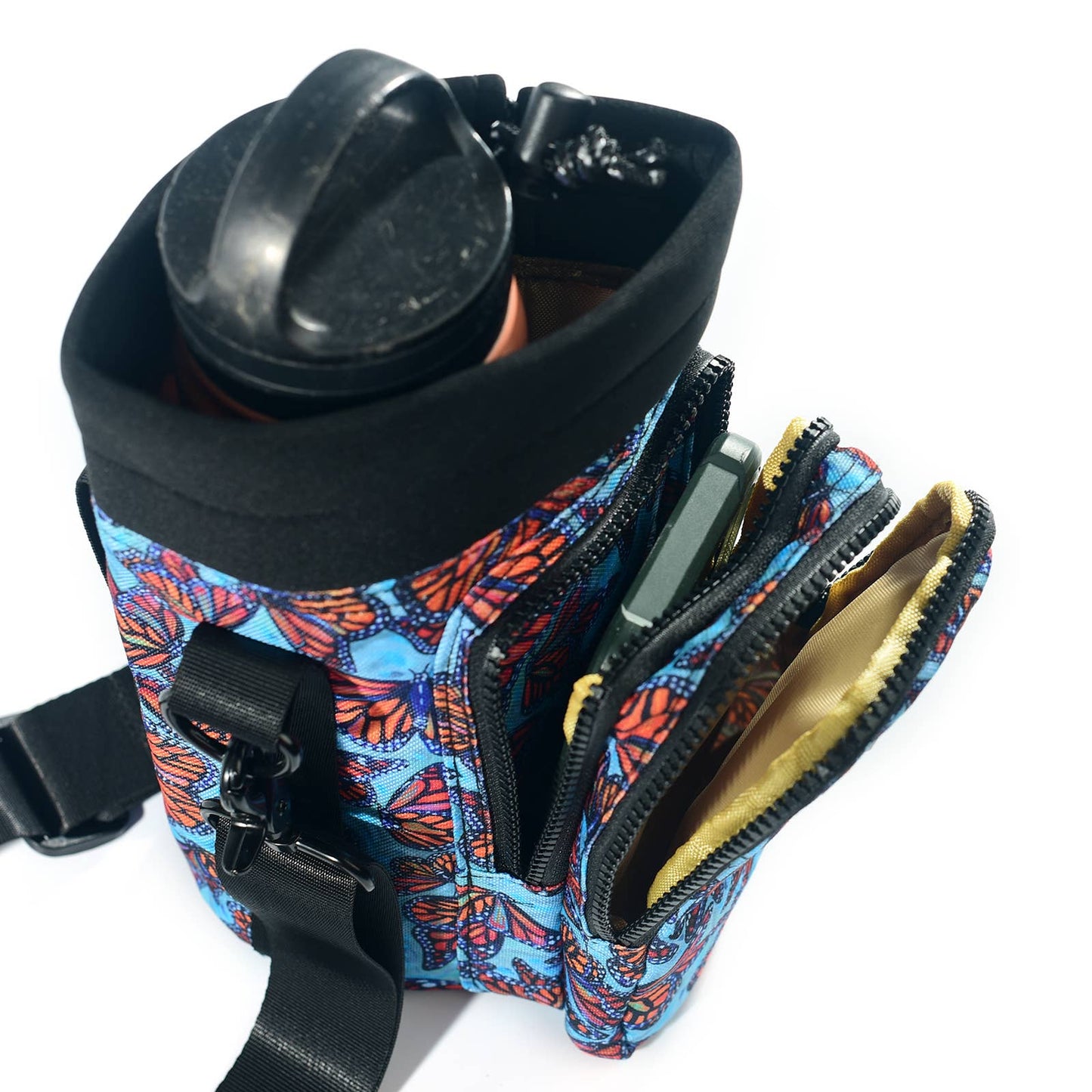 Water Bottle Carrier - Monarch Magic